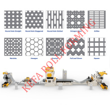Stainless Steel Or Aluminum Round Hole Strainer Grain Sieve Perforated Mesh Screen plate punching line